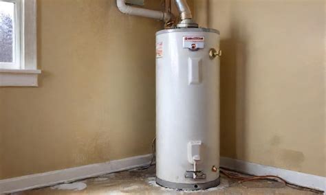 gas water heater is leaking from the bottom